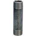 Anvil 8700143400 1.5 x 3 in. Steel Pipe Fitting- Black Nipple 180109